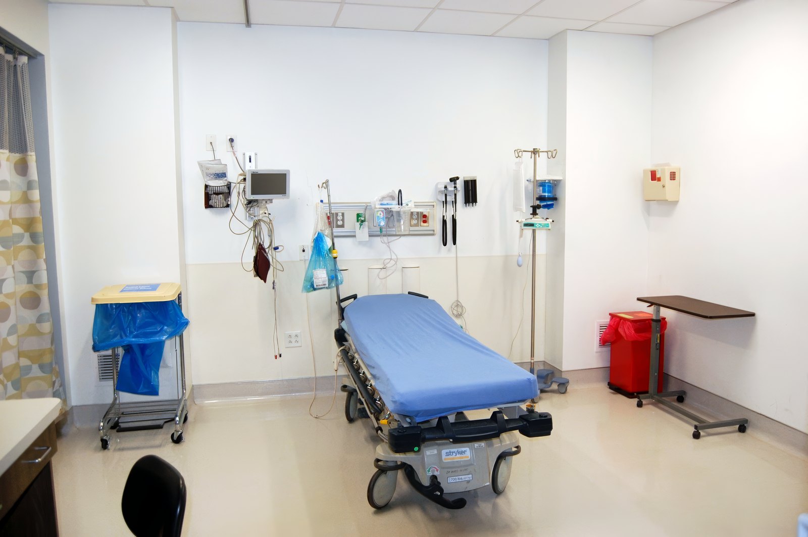 An exam room at the Fountain Hills Medical Clinic.